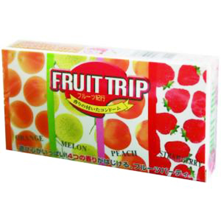 Fruit Trip 4 กลิ่น 1 กล่อง 12 ชิ้น
