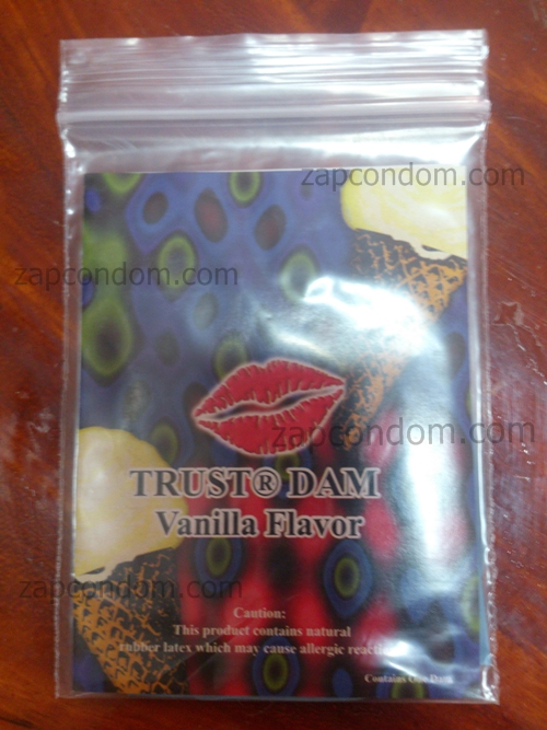 Latex Dental Dam - Vanilla Flavor (กลิ่นวานิลา) 1 แผ่น