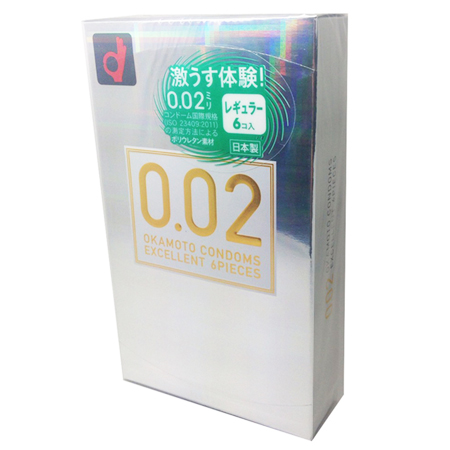 Okamoto 0.02 EX JAPAN 1 กล่อง 6 ชิ้น