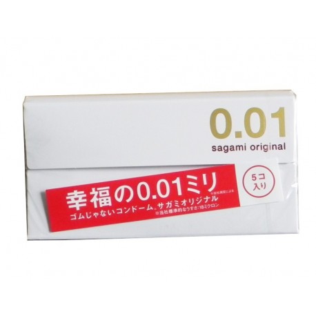 Sagami Original 0.01 กล่อง 5 ชิ้น